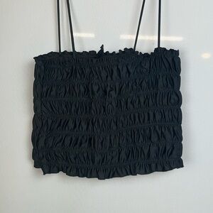 Urban Outfitters Out from Under Smocked Soaghetti Strip Tube Top